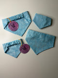 Medium Blue Glimmer Bandana