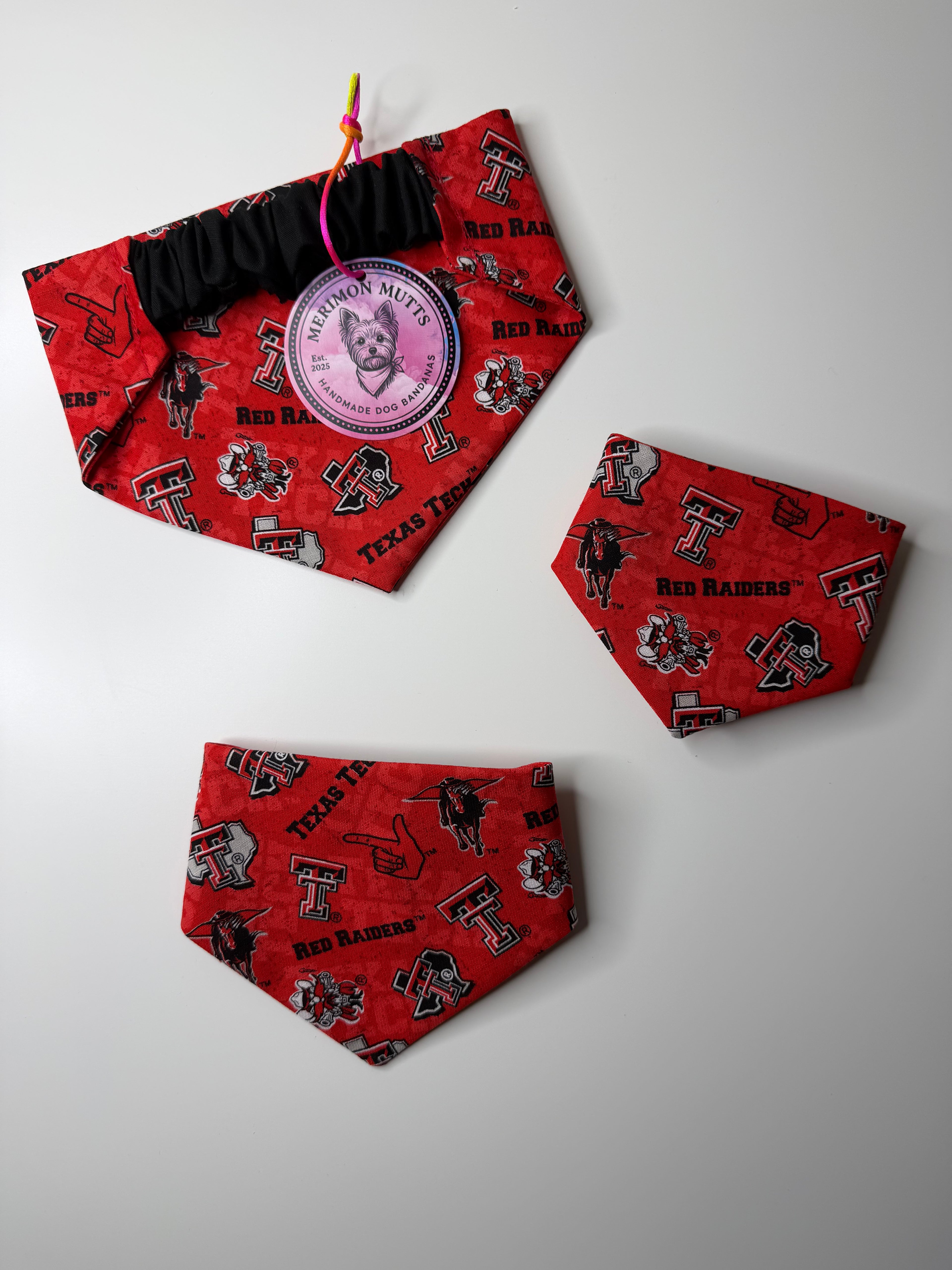 Extra Small Red Raiders Bandana